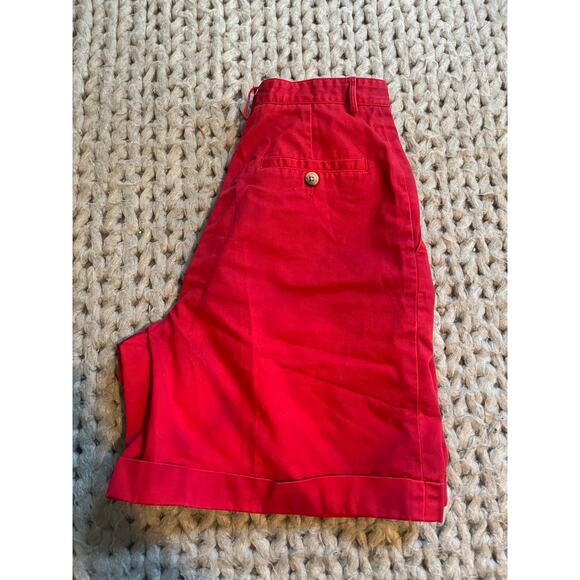 Vintage high rise red shorts size 8 ( small) - Picture 3 of 6